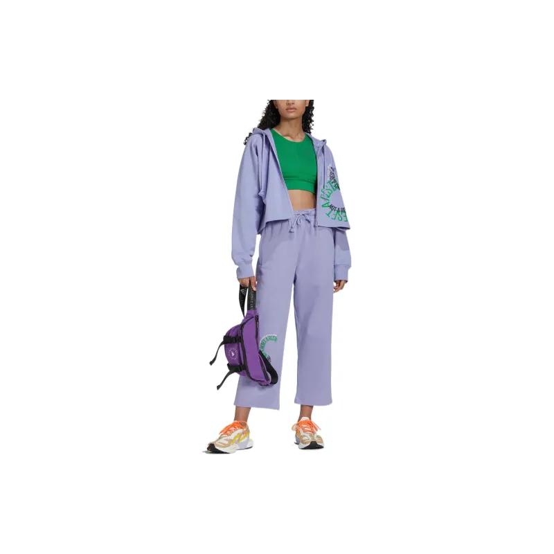 Adidas Knitted Sweatpants Women's Purple-1