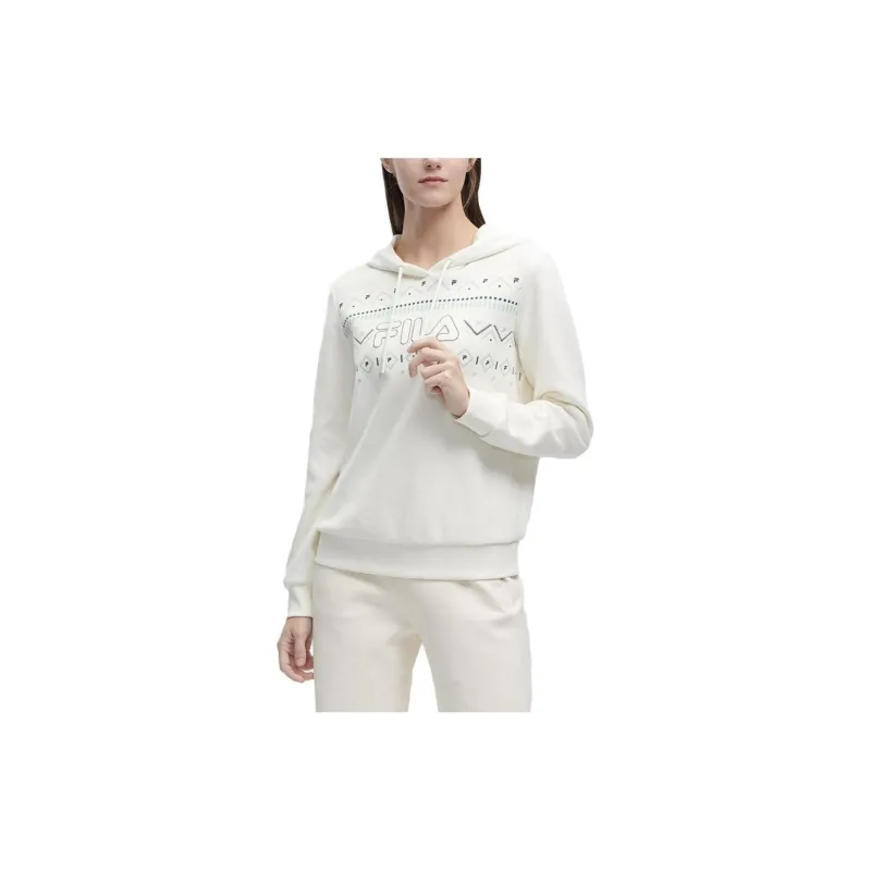 FILA Sweatshirts Women's Mist Lotus White-2
