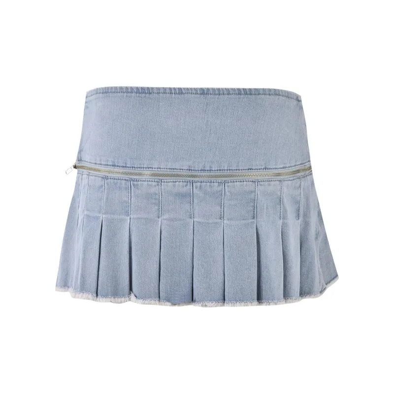 I.AM.GIA AYANNA MINI SKORT Denim Short Skirts Women's DENIM/Denim-1