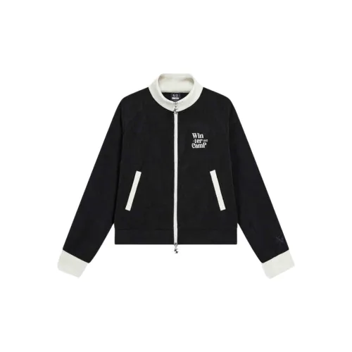 XTEP Jackets Women's Jet Black/Cotton White