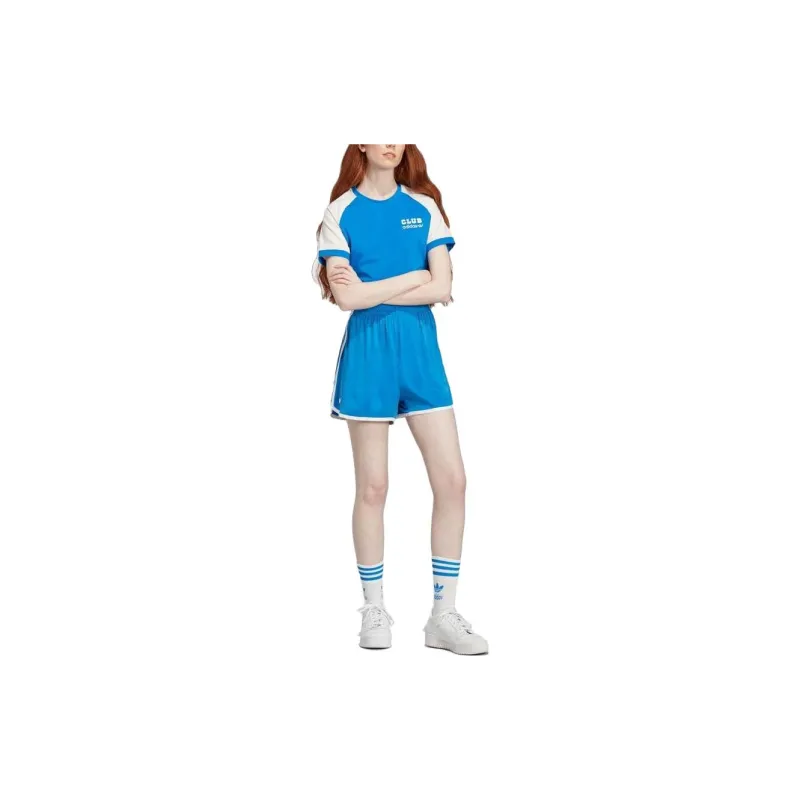 Adidas Casual Shorts Women's Blue-3
