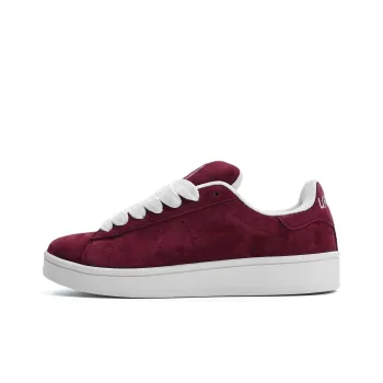 URAKCK Low Top Skateboard Shoes Unisex Burgundy