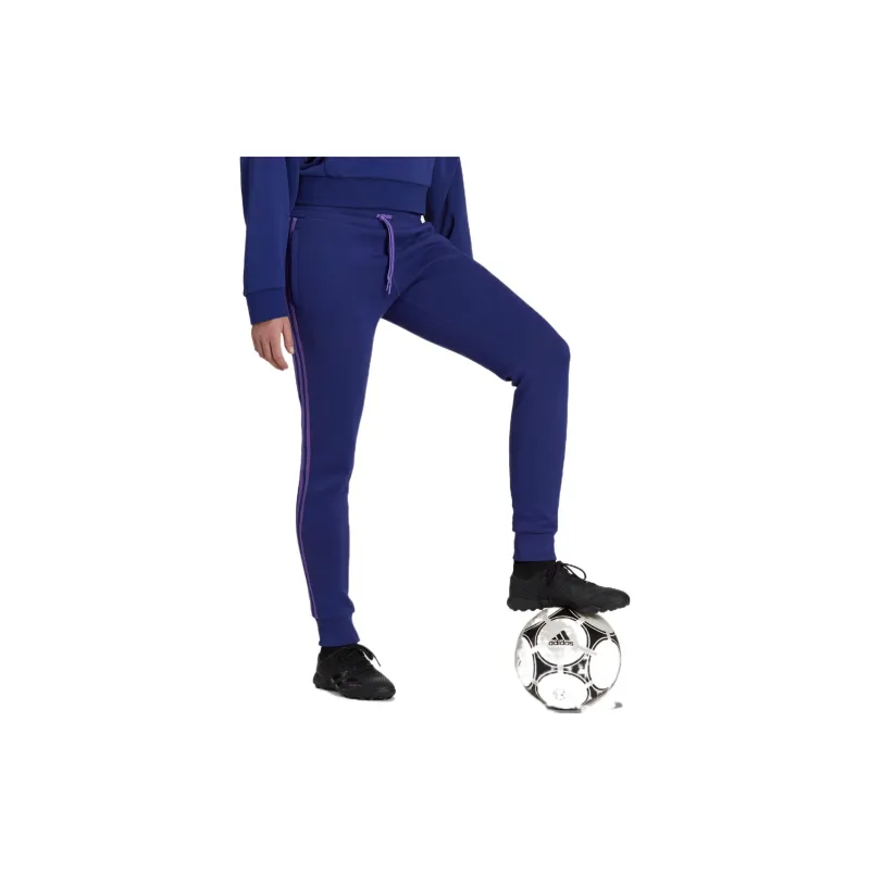 Adidas Knitted Sweatpants Women's Blue-1