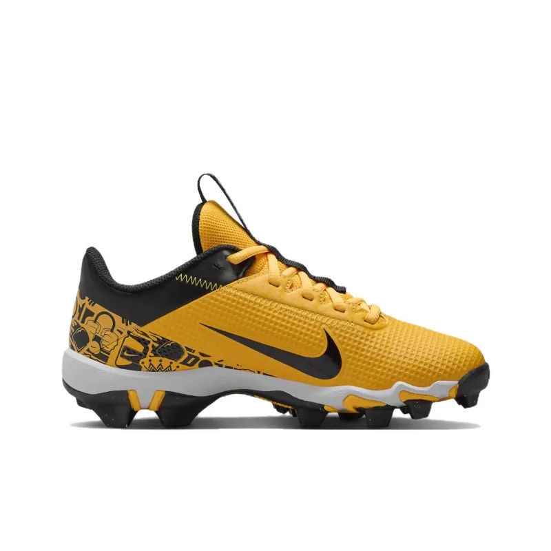 Nike Vapor Edge Shark 2 Cushioning, Wear Resistant Low Top Kids' Soccer Shoes Orange Black Teenagers-1