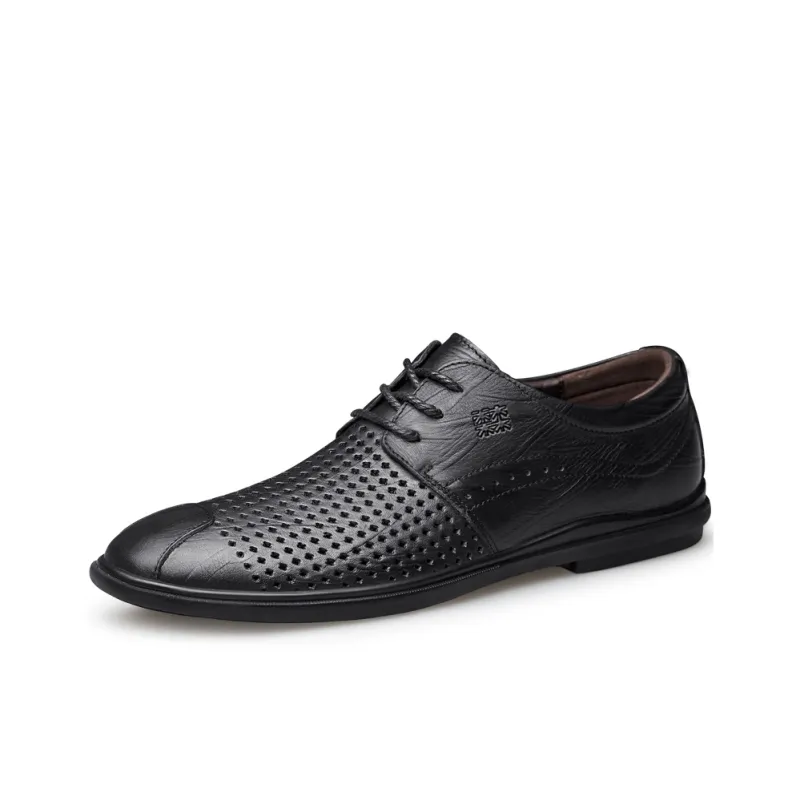 Mulinsen Men's Casual Shoes Men Low Top Black/Light Brown/Dark Brown/Khaki-24