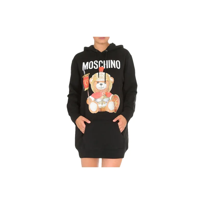 MOSCHINO Long-Sleeved Dresses Women's Black-4