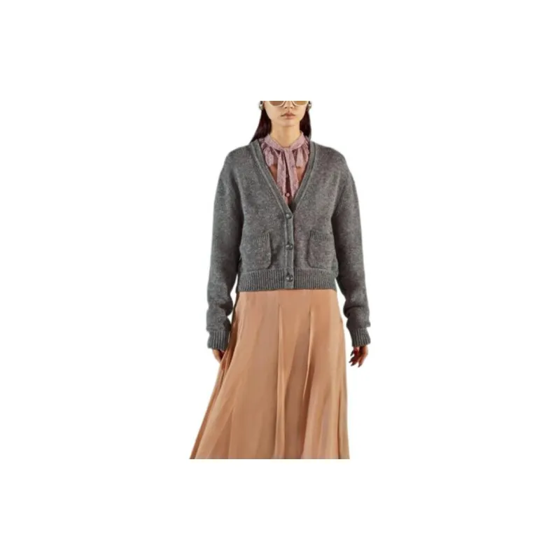 GUCCI V neck Cardigan-2