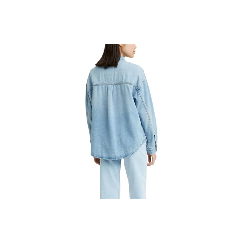 Levis Shirts Women's Light Blue-2