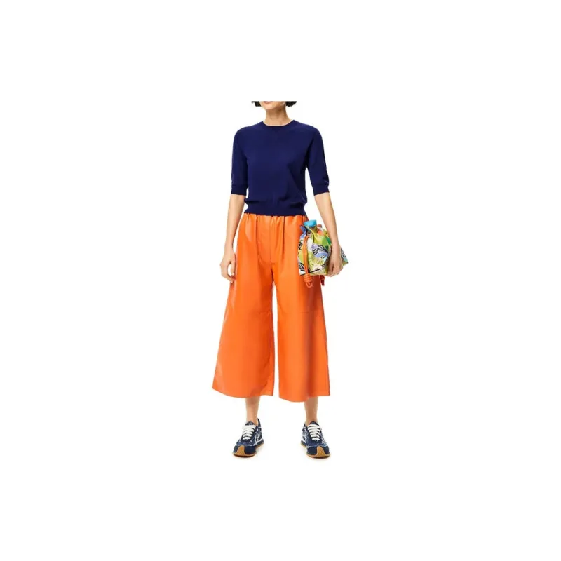 LOEWE FW22 Slim Fit Sweater Women's Marine Blue-1