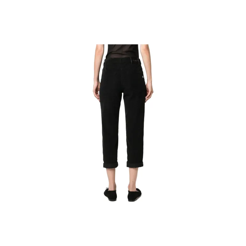 Dondup Mid-Rise Tapered-Leg Cropped Jeans-3