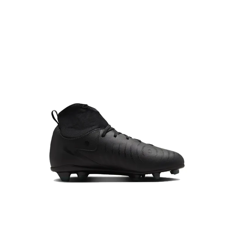 Nike Phantom Luna 2 Anti Slip Wear Resistant High Top Kids' Soccer Shoes Black Kids'-1