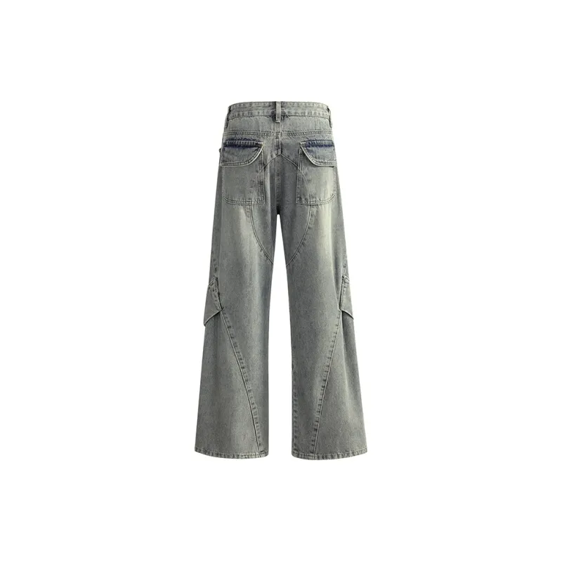 ZXZA Jeans Women's Mud Dyeing-1