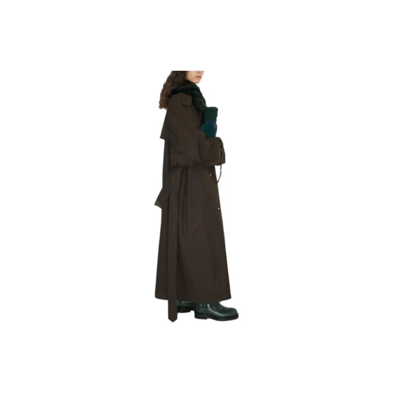Burberry Kennington Long Trench Coat 'Otter'-3