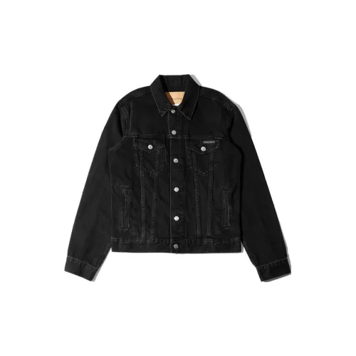 Calvin Klein Denim Jackets Men Black