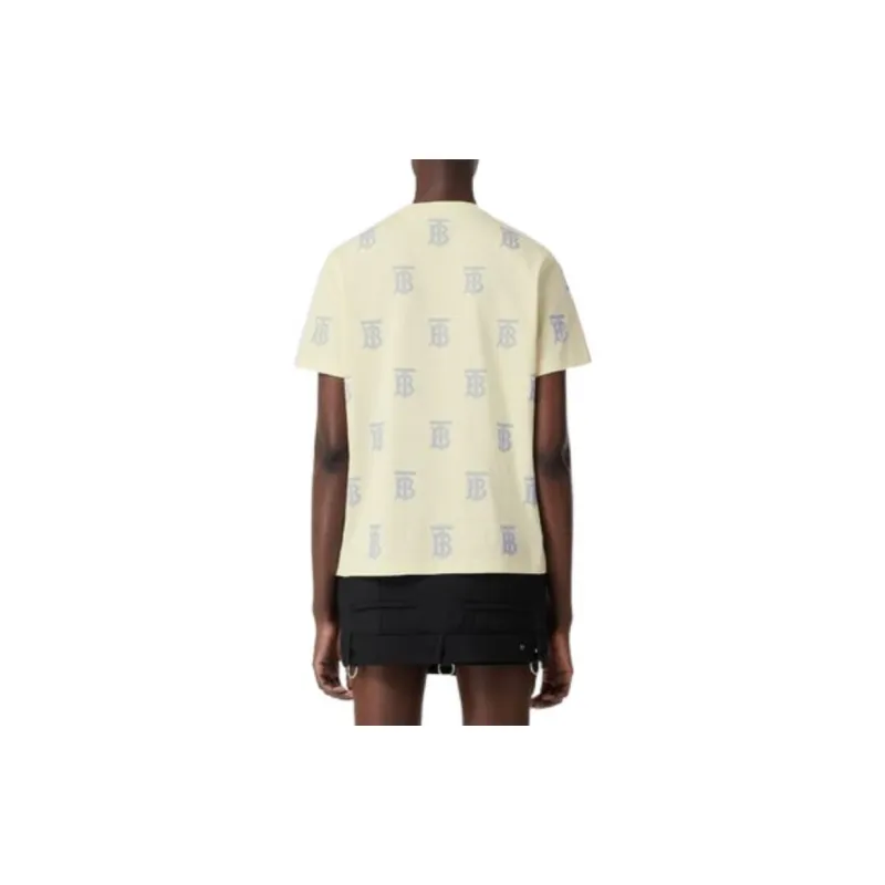 Burberry SS22 T Shirt Women's Yellow-2
