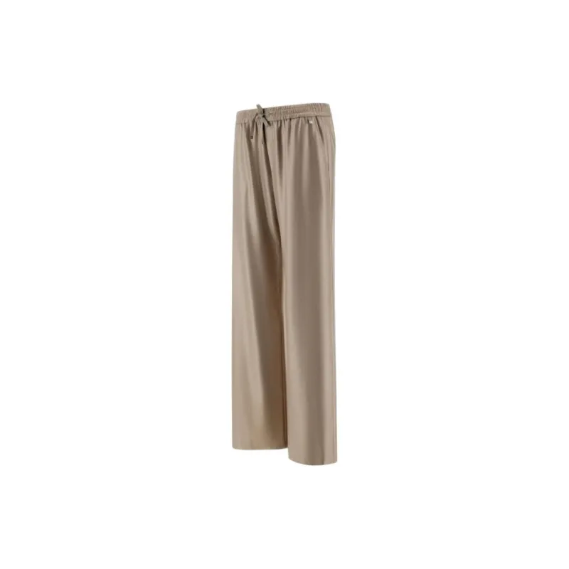 HERNO Drawstring Laminated Trousers-2