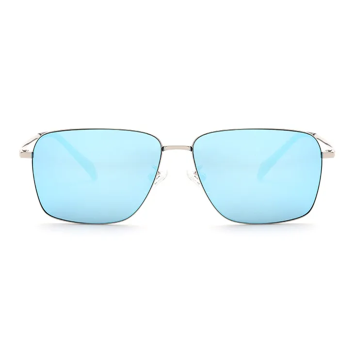 OYEA Stainless Steel Irregular Shape Sunglasses Men's-3