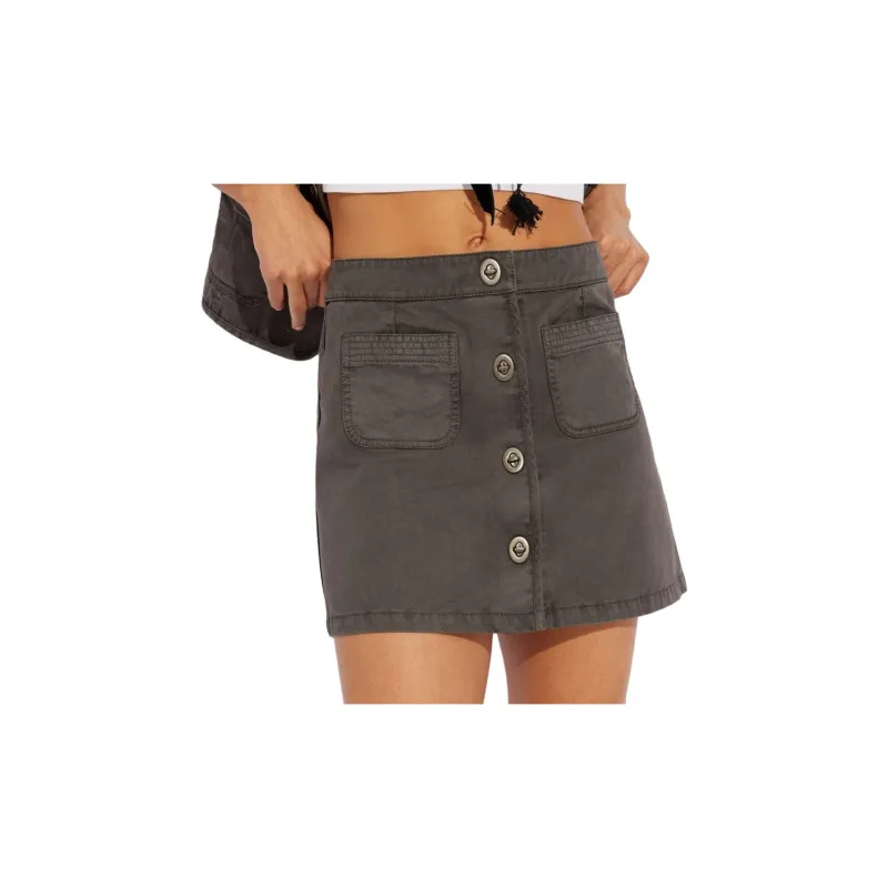 COACH Casual Short Skirts Women's Black-3