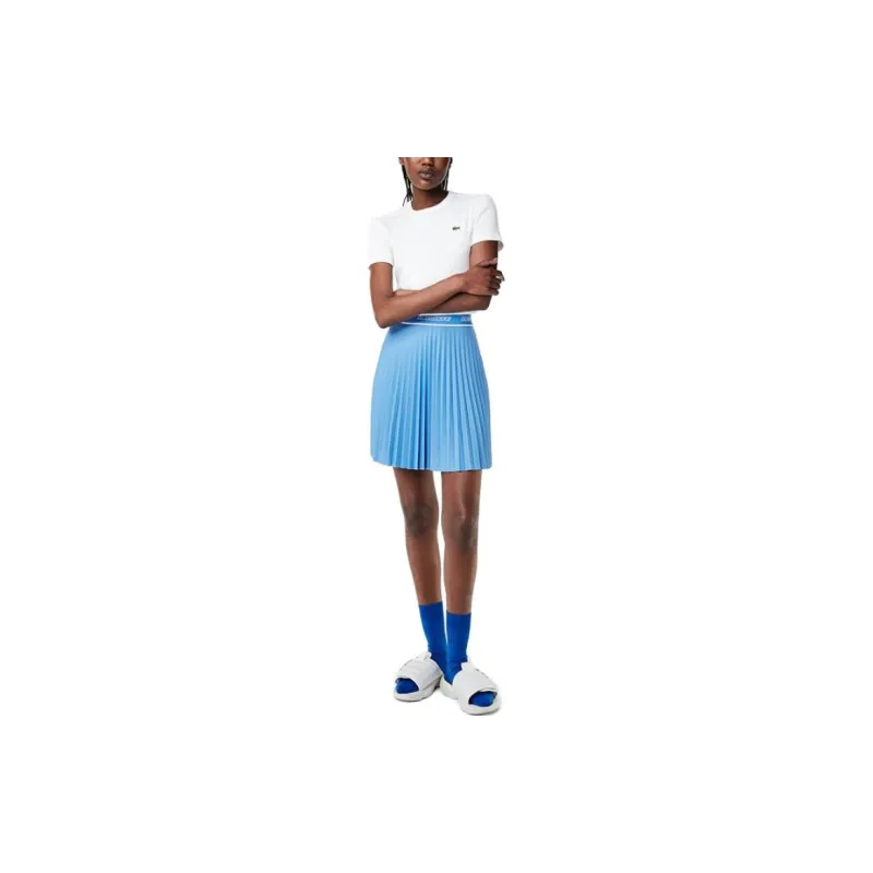 LACOSTE Casual Short Skirts Women's Blue-1