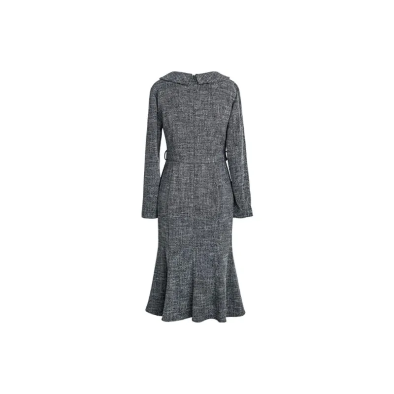 ROEYSHOUSE Long Sleeved Dresses Women's Heather Gray-1