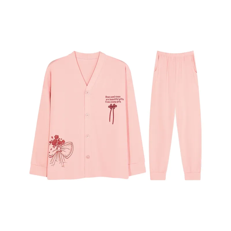 Lan Miao Pajama Set Women's Black-91