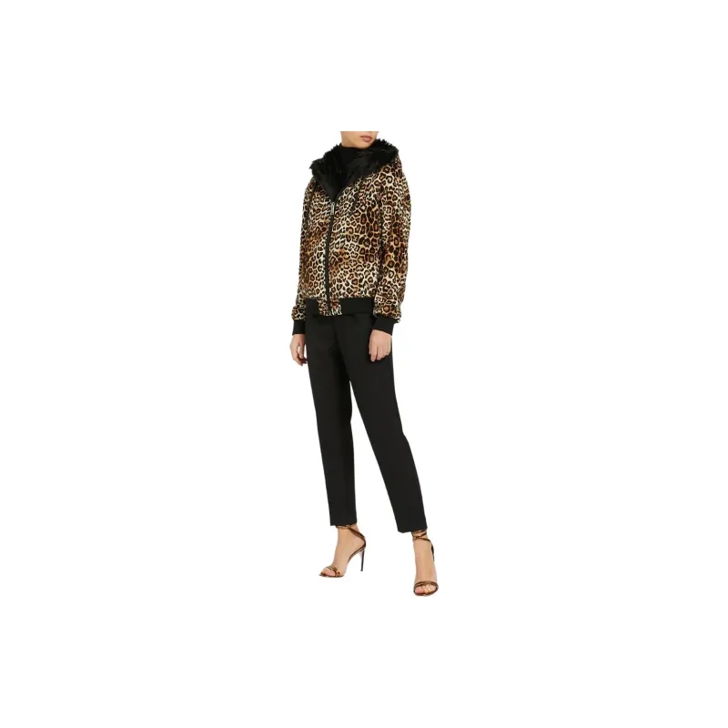 Giuseppe Zanotti Tasha Leopard print Hooded Jacket-1