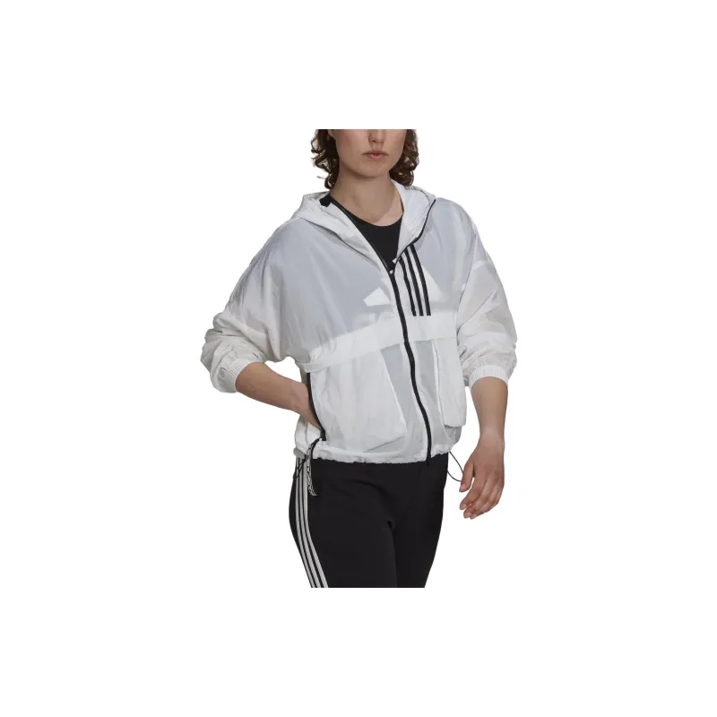 Adidas W.N.D. Jackets Coats Women's White-2