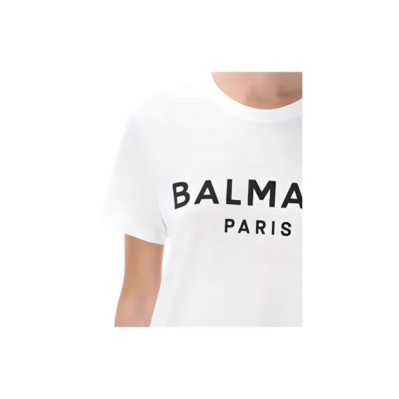 BALMAIN T Shirts Women's White-3
