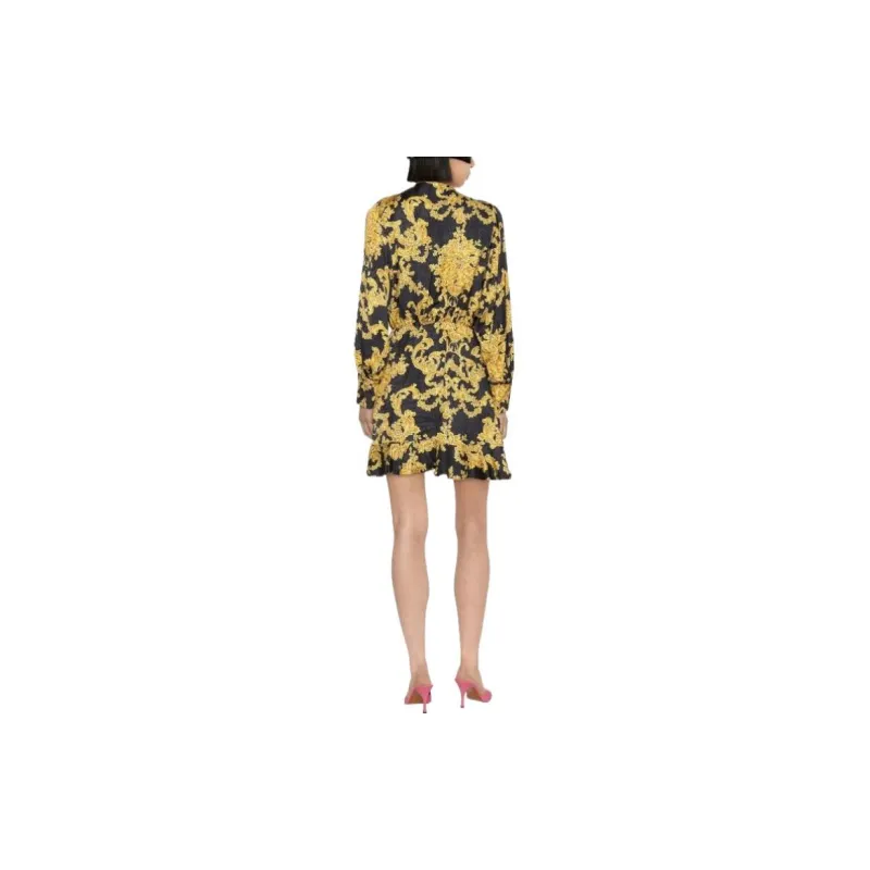 PINKO Long Sleeved Dress Women's Black-2