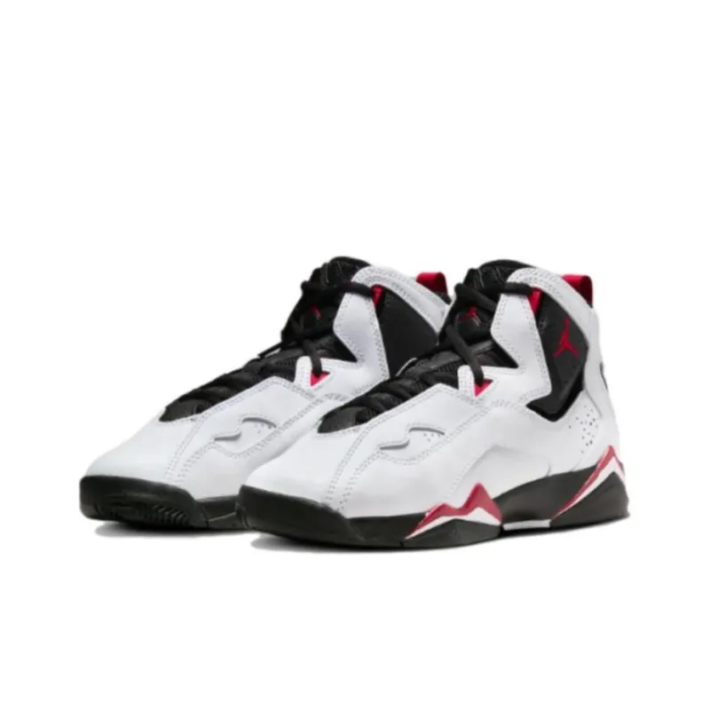 Jordan True Flight White/Varsity Red-Black GS-2