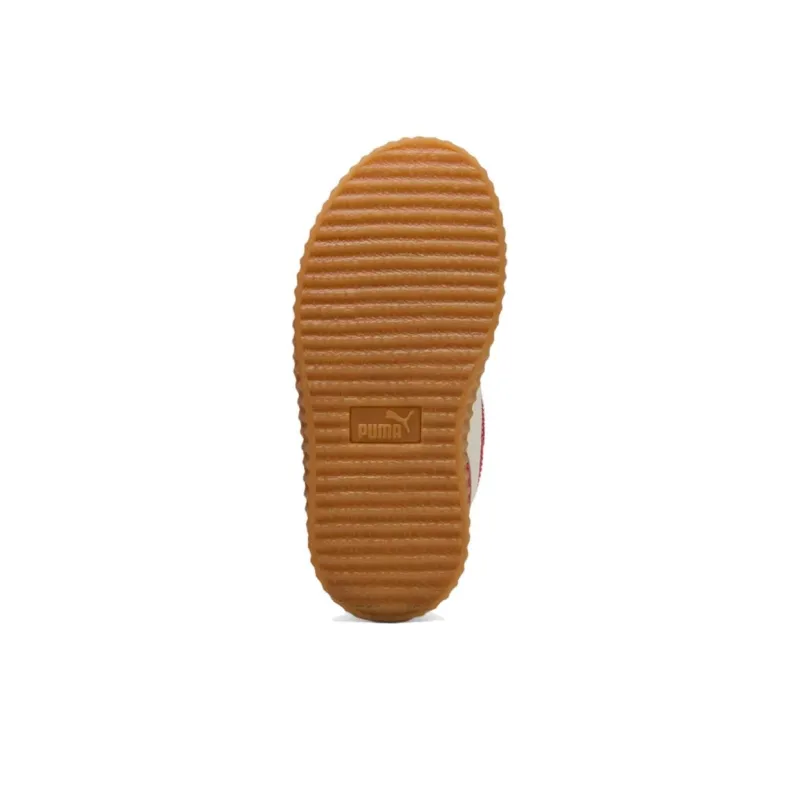 FENTY BEAUTY x PUMA Creeper Phatty Anti Slip Wear Resistant Low Top Kids' Skateboarding Shoes Red White Brown Kids'-4