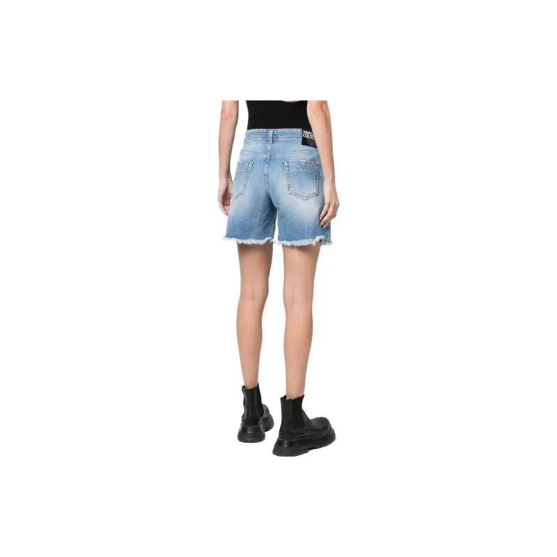 VERSACE JEANS COUTURE Denim Shorts Women's Blue-1