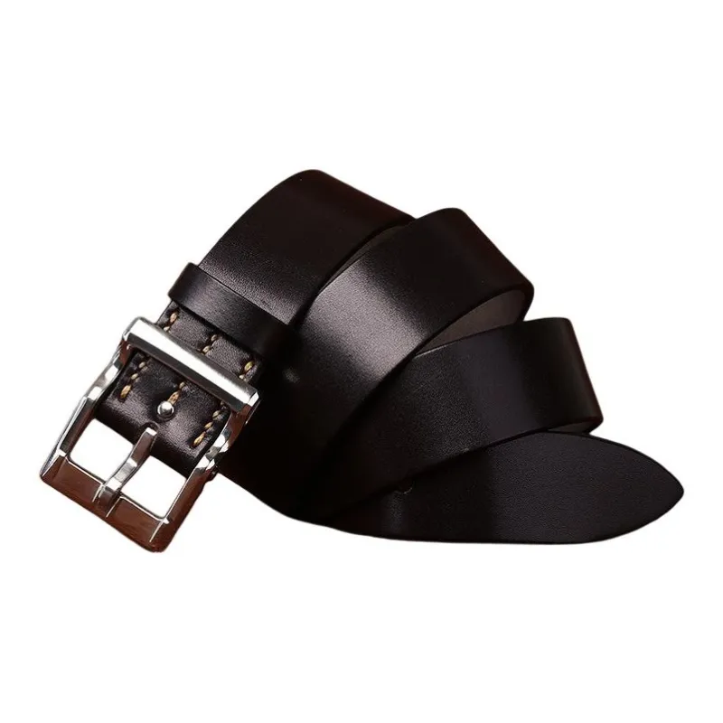JEANSWEST Cow Leather Leather Belts Men's 3.8cm-34