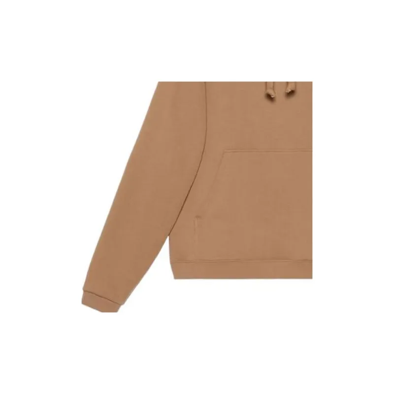 GUCCI Women's Vintage Logo Half Zip Sweatshirt Camel-2