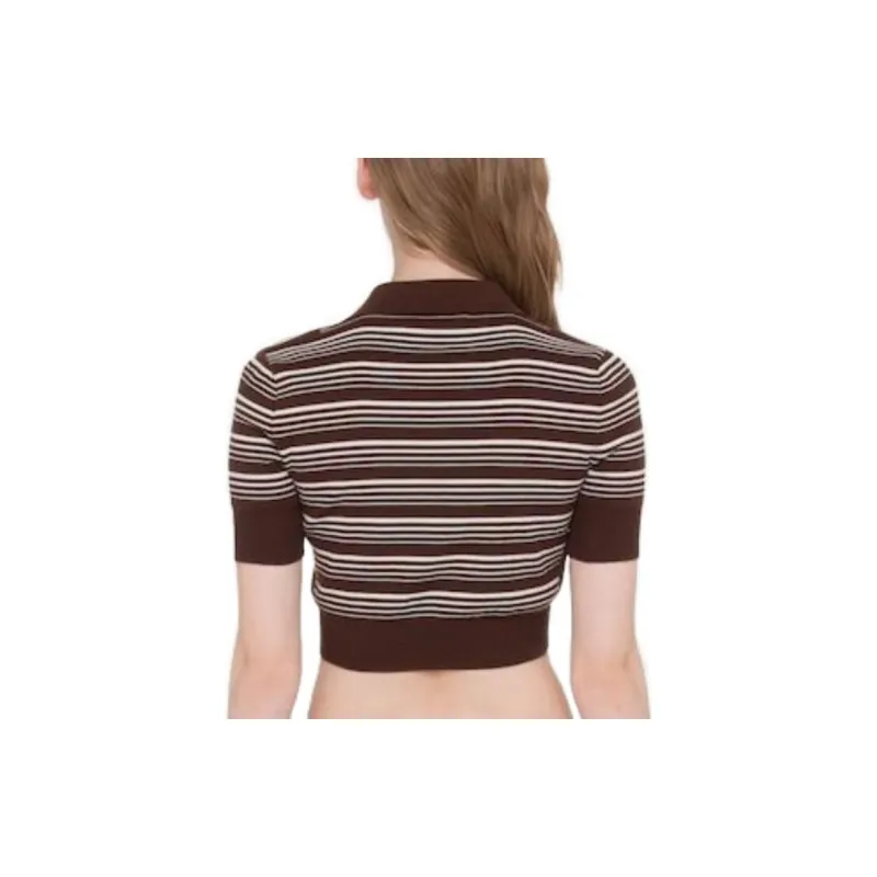 MIU MIU SS23 Polo Shirt Women's Tobacco-3