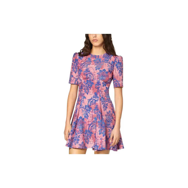 VERSACE JEANS COUTURE Floral print Flared Mini Dress-2