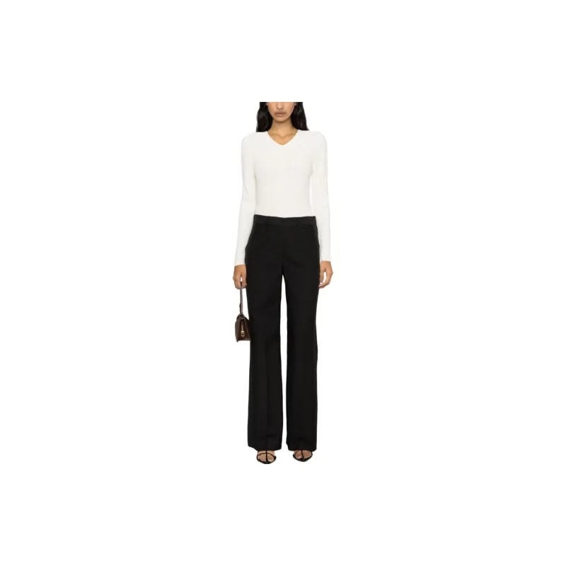 TOTEME V neck Knitted Jumper-1