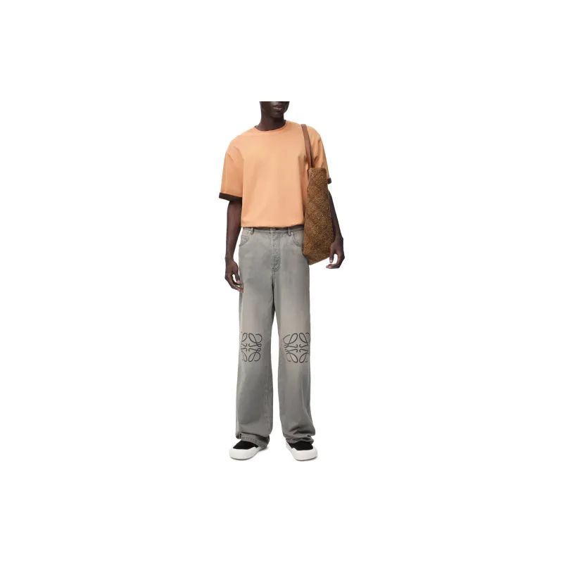 LOEWE Anagram Baggy Jeans-1