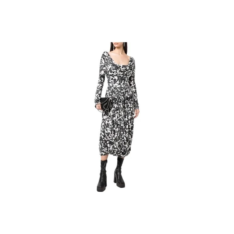 Stella McCartney Graphic Printed Jersey Dress-1