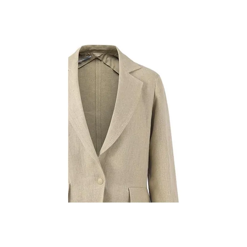 MaxMara Business Suits Women's Linen Sand-5