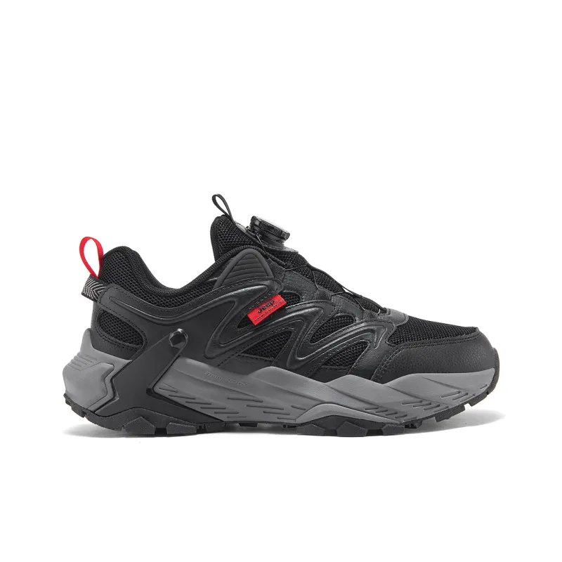 Jeep Slip Resistant, Abrasion Resistant, Thermal, Height Increasing Low Top Hiking Shoes Men's Black-1