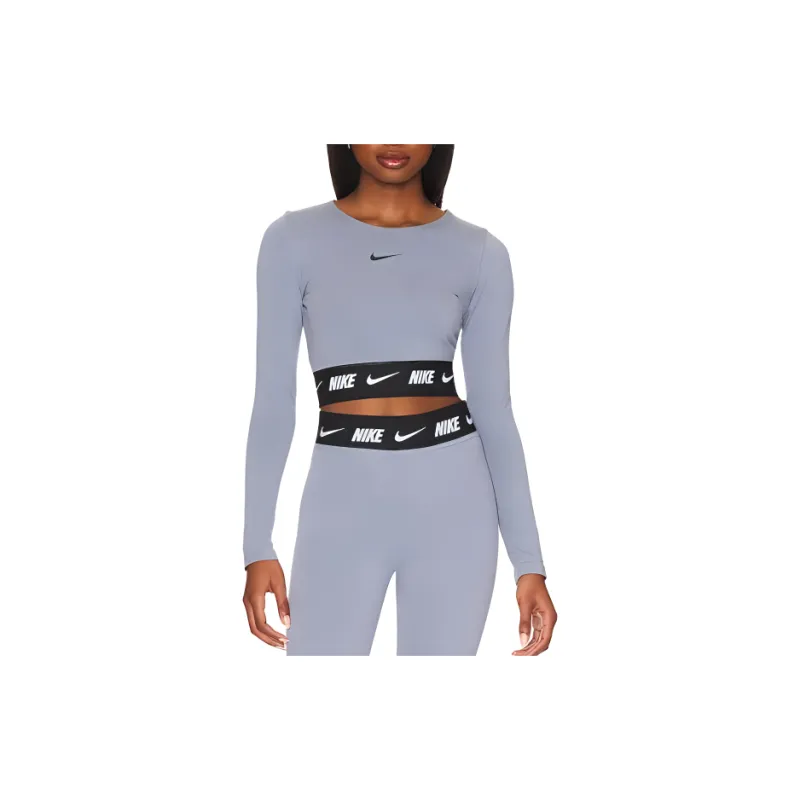 Nike Crop Tops Women's Light Lavender-3