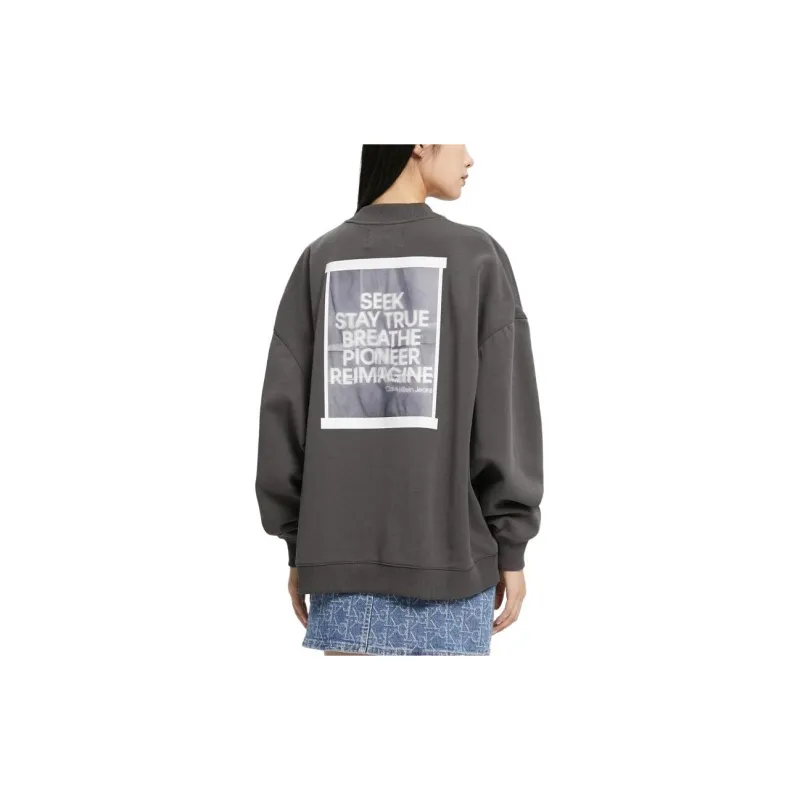 Calvin Klein Sweatshirts Women's Dark Gray-3