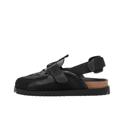 VERSACE Crystal Casual Shoes Men's Black
