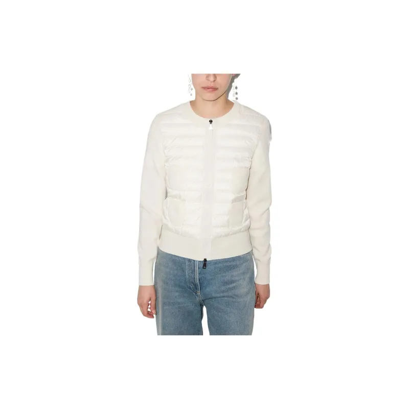 Moncler Down Jackets Women's Cream White-1