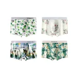 4 Pack (Classical Style Flower+Acrylic Painting+Lucky Clover+Summer Floral)
