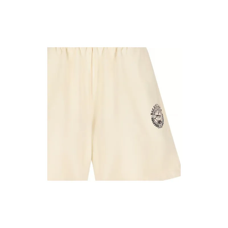 Balenciaga Sweatshorts 'Cream/Black'-2