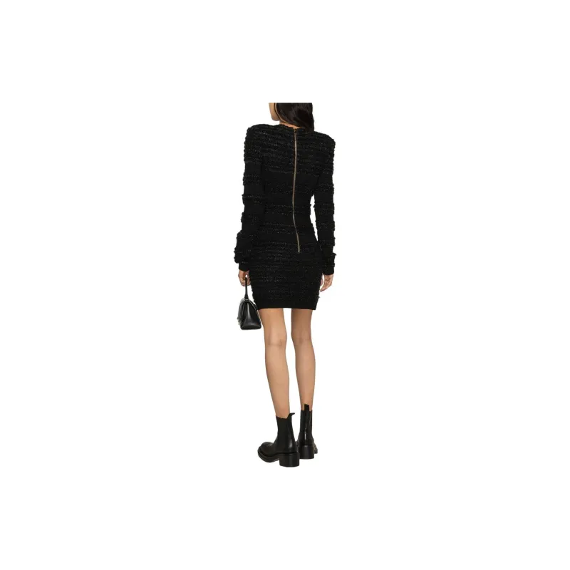 BALMAIN Tweed Mini Dress-3