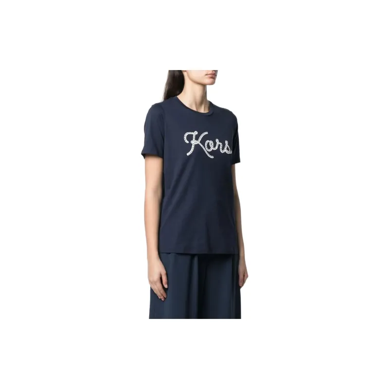 MICHAEL KORS T-Shirts Women's Navy Blue-3