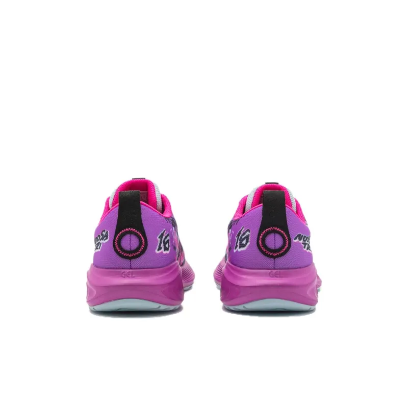 Asics NOOSA TRI 16 Anti Slip Wear Resistant Low Top Kids' Running Shoes Bright Pink Kids'-3